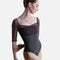 MANIA CL Vesuvio • Luxury Ballet Leotard with Embroidered Mesh