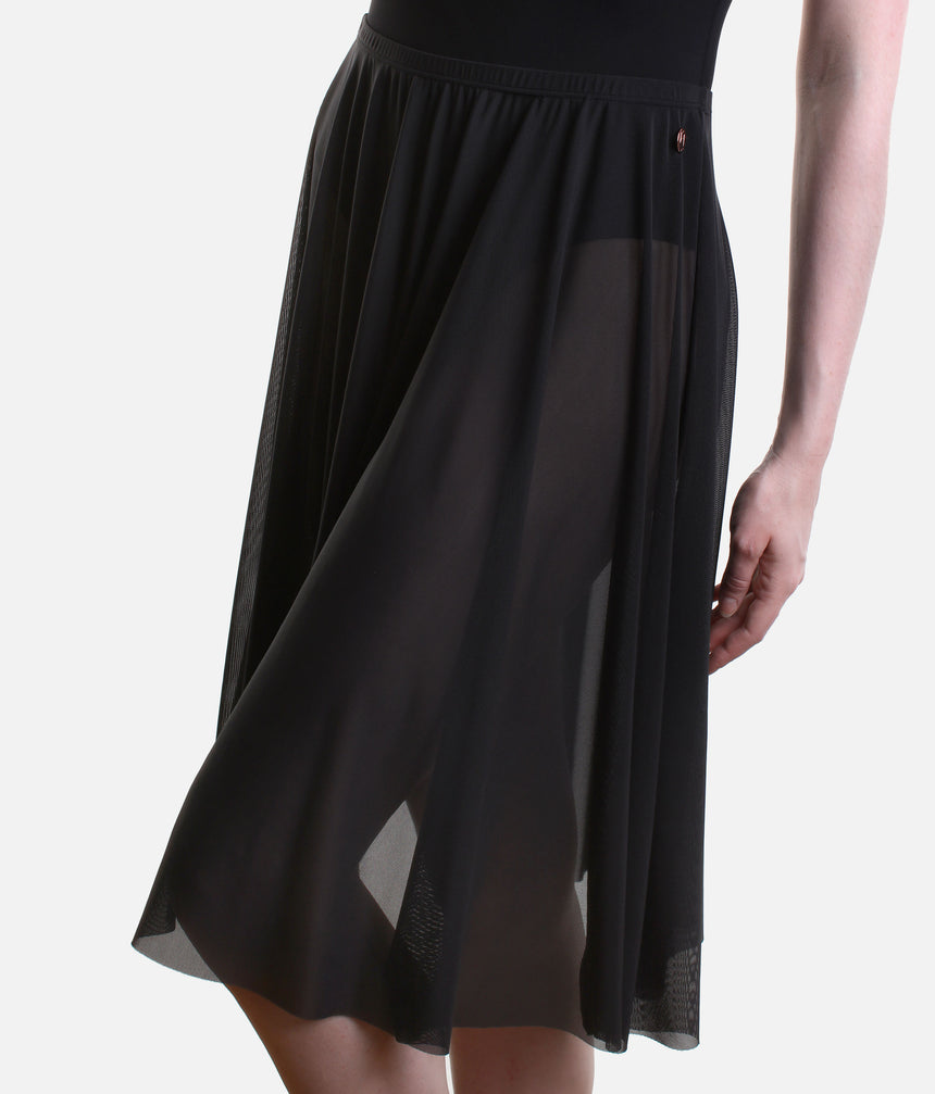 Long Mesh Ballet Skirt • Rehearsal Skirt, Soft Flowing