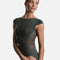 Low Back Cap Sleeve Leotard - MAEVA