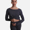 MEGUMI Bamboo Warm-Up Top – Elegant Twist Front Crop