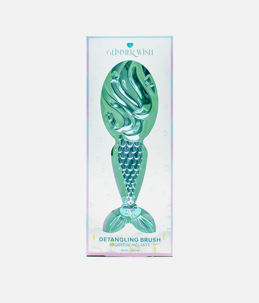 Mermaid Hair Detangling Brush, Pain-Free, Anti-Frizz Brush for Girls