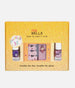 METALLIC ManiCute Set, Pink & Purple Peel-Off Polishes + Nail Art Kit 