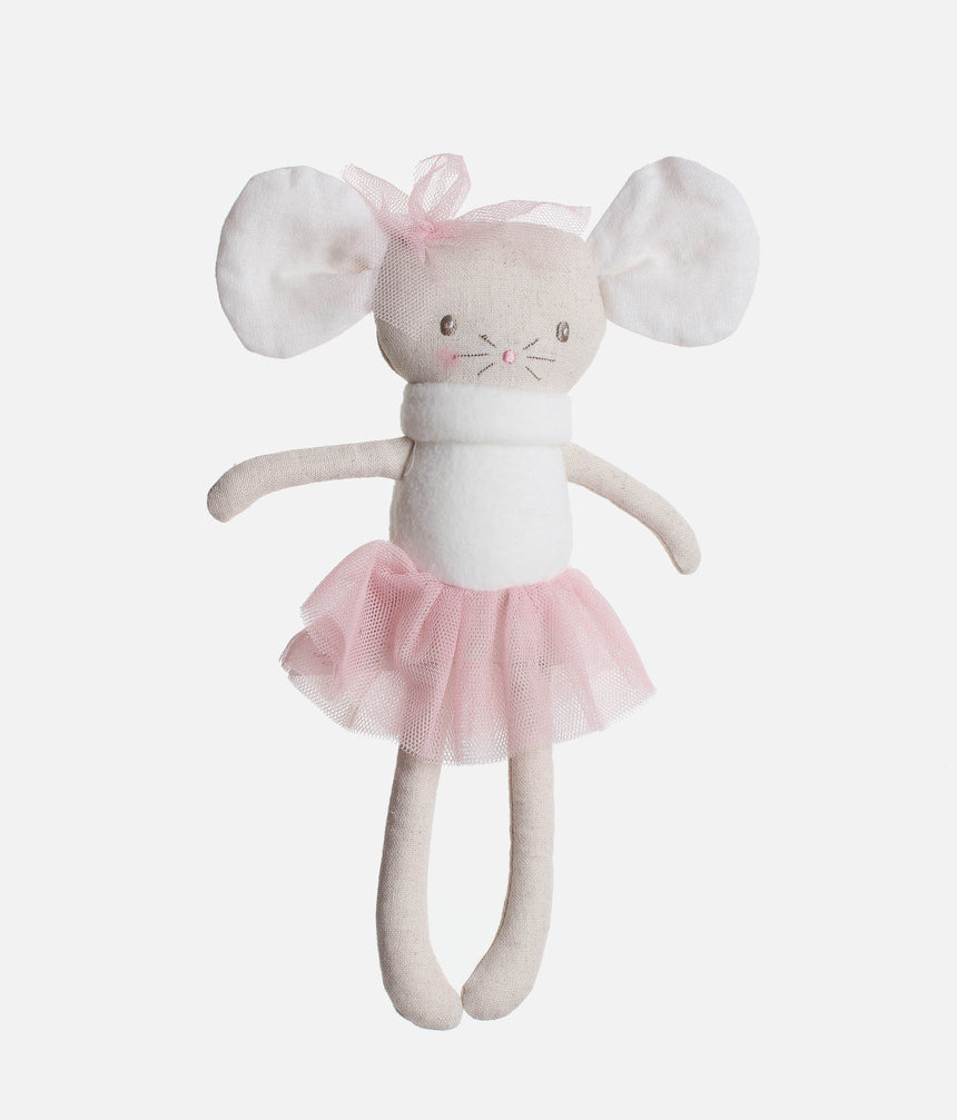 Mini Missie Mouse Ballerina, Soft Doll