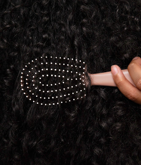 Mini Terracotta Detangling Flexi Brush for Smooth, Healthy Shine
