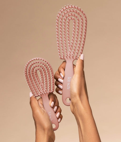 Mini Terracotta Detangling Flexi Brush for Smooth, Healthy Shine