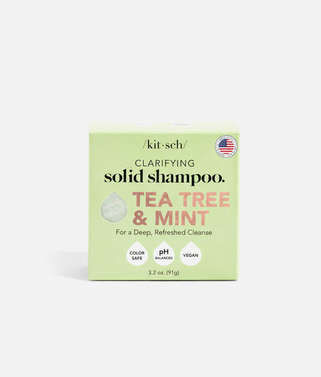 Tea Tree & Mint Clarifying Shampoo Bar - Solid Shampoo • Deep Cleansing