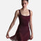 Mirella Adagio Mesh Ballet Skirt with Dipped Hem • MS10005