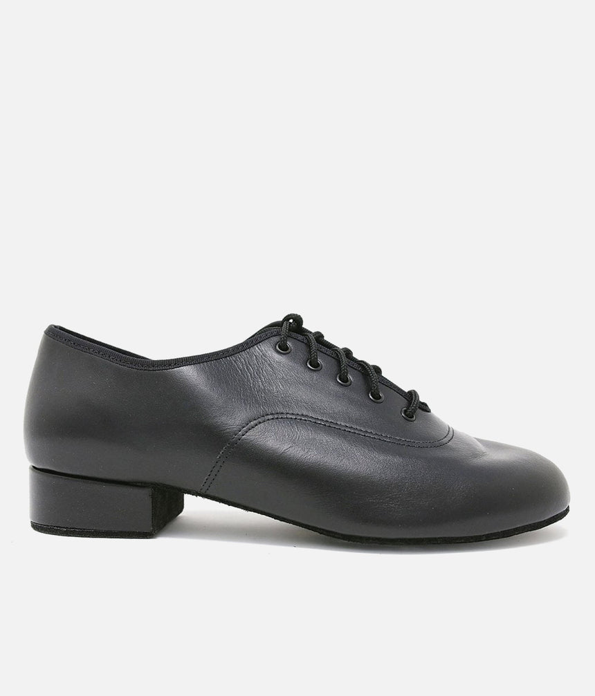 Youth Oxford Ballroom Dance Shoes, Low Heel & Leather Finish - MLB