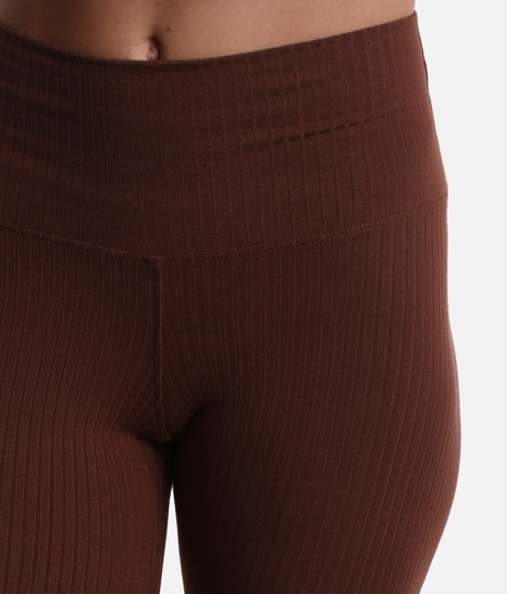 High-Waisted RIB LEGGINGS, Second-Skin Fit for Yoga, Pilates, Lounge