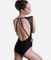 Elegant Open Back Ballet Leotard with Lace Detail - MOLLIE