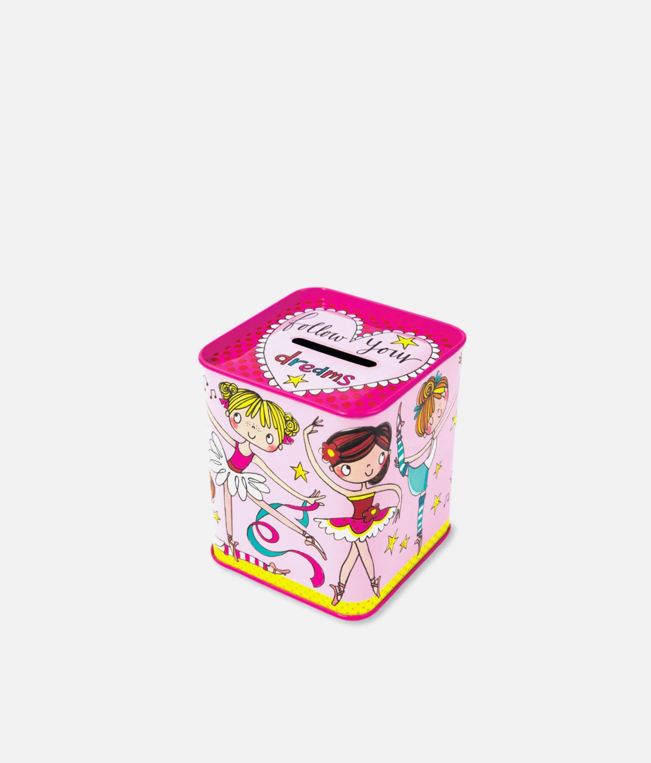 Money Box Tin, Ballerina Design - MONBOX18