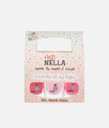 Pink Glitter Nail Polish Trio, Non-Toxic Peel-Off Set for Tweens