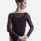 Stretch Mesh Dance Top, Warmup - NATASHA