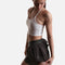ON THE RUN SHORT in Deep Olive - Running Shorts with Built-in Shorts