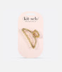 Elegant Gold LARGE CLAW CLIP for Ballet Buns & Sleek Updos