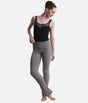 Elena Cable Knit Flared Warm-Up Pants • Grey Marle - P80010
