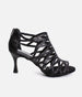 Premium Latin Dance Shoes, Lightweight with Open Toe, 60mm Flare Heel - PD803