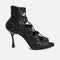 Glitter Dance Heels, Adjustable Lace-Up, Back Zipper & 70mm Heel - PD805 PRO