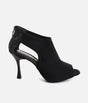 Glitter Heel Ballroom Latin Shoes, Flexible Neoprene Upper & 70mm Heel - PD810