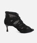 Lace Up Social Dance Shoes with Open Toe, Back Zipper, 50mm Heel - PD819
