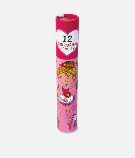 Ballerina Colouring Pencil Tube - COLPEN2