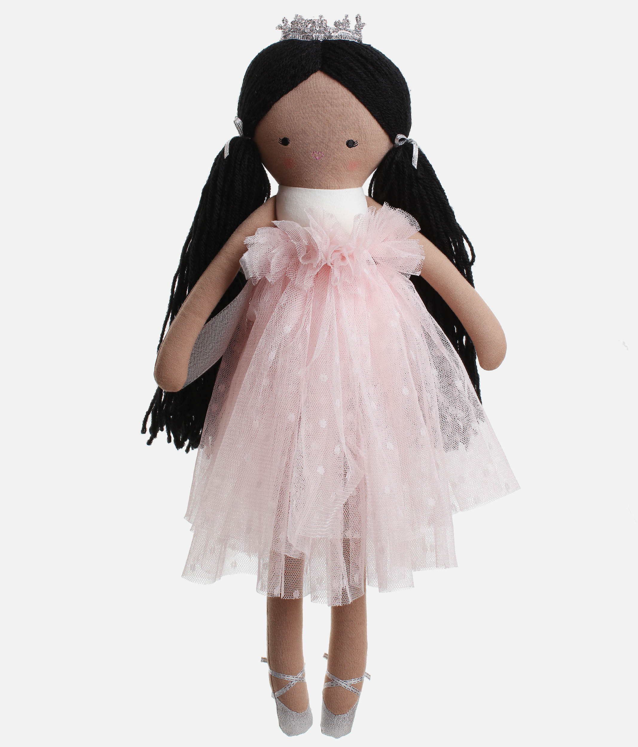 Penelope Princess Soft Doll, Pink Spot Tulle Dress