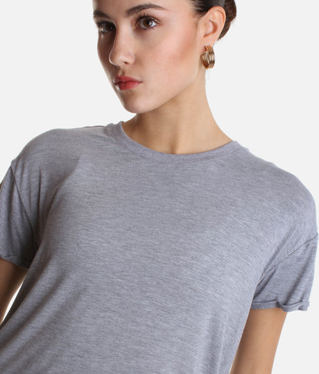 The Perfect Tee in Cool Grey - Lightweight, Stylish, and Ready to Go