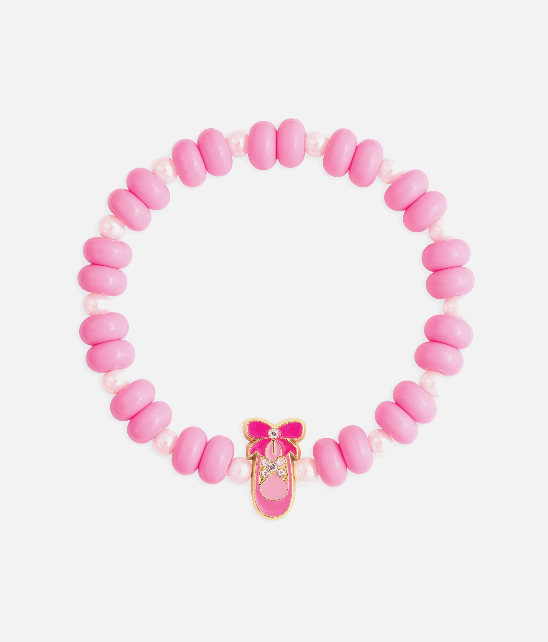 Girls Sparkle Bracelet, Ballet Shoes - Bead Believer