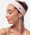 Ribbed Ballet Headband • Soft Pink & Light Cream