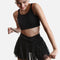 High-Waisted, Flowy Workout Skirt with Pockets - PIROUETTE SKORT