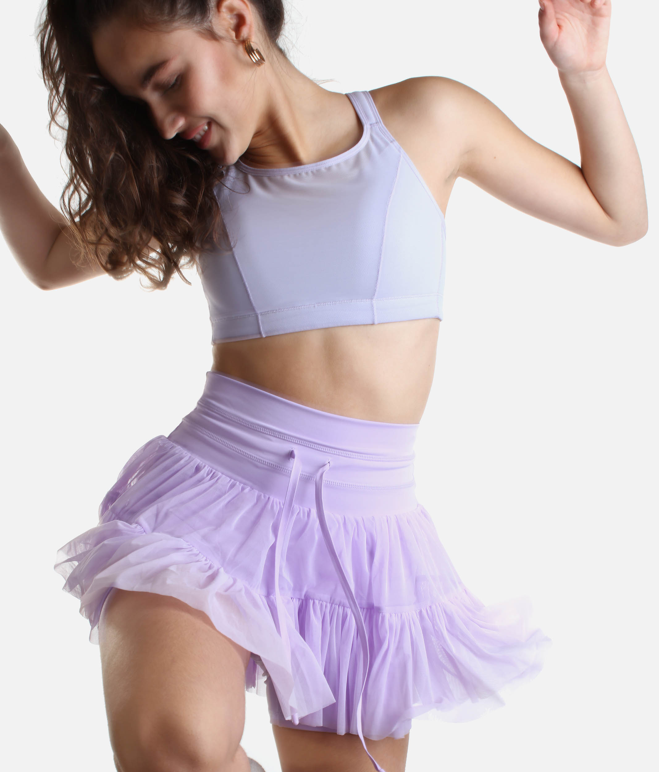 Pirouette Skort in Lavender – Dance Like a Star