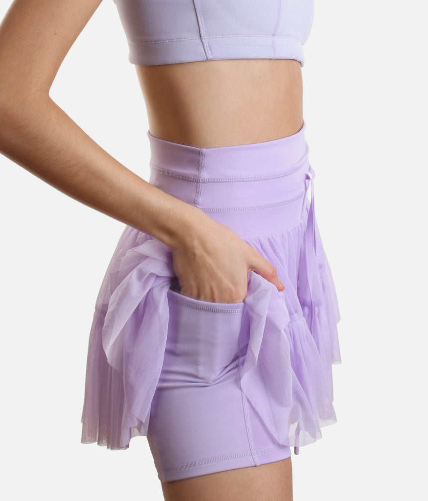 Pirouette Skort in Lavender – Dance Like a Star