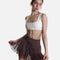 High-Waisted, Flowy Workout Skirt with Pockets - PIROUETTE SKORT