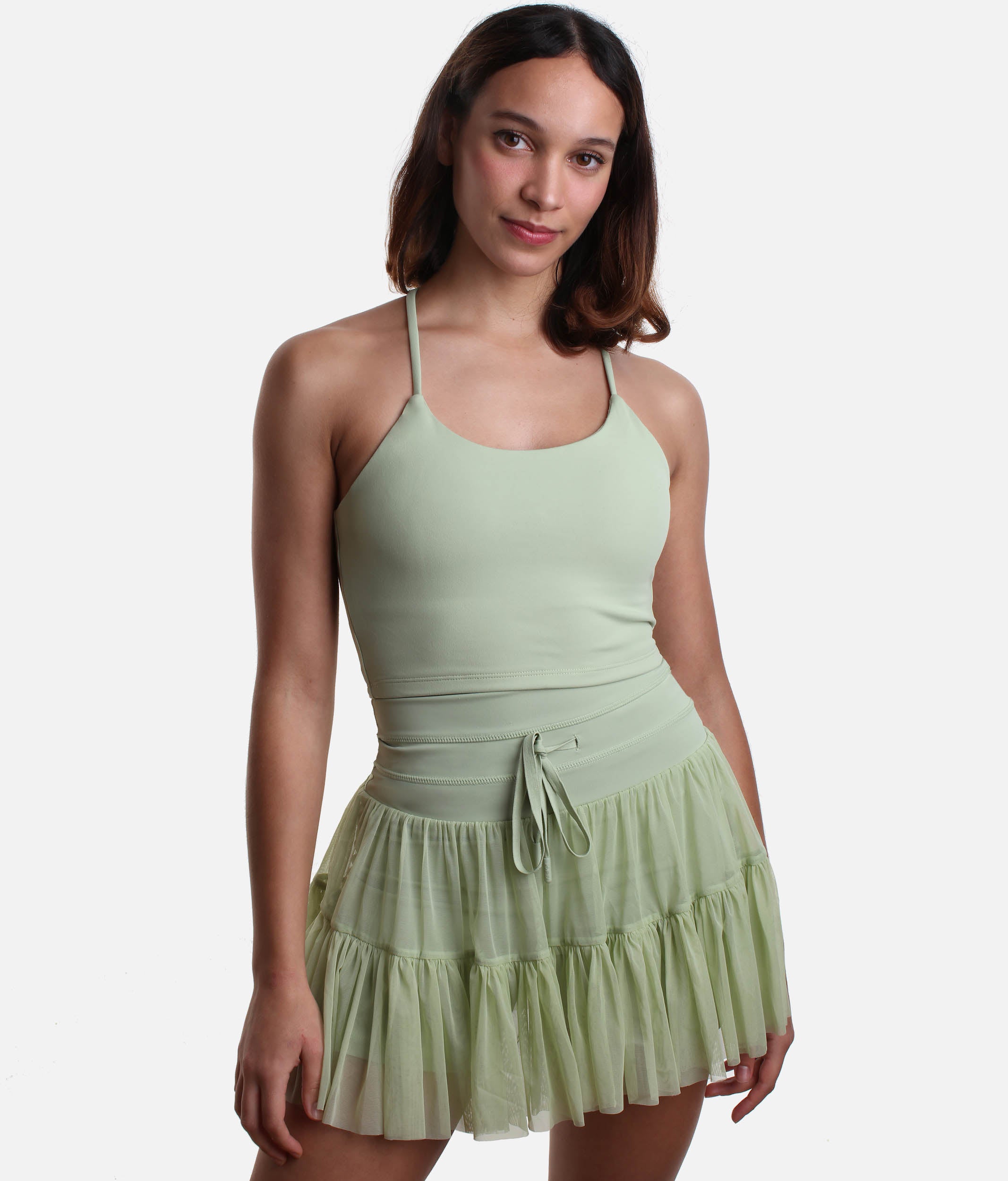 PIROUETTE SKORT in Pistachio – Bold, Breezy & Perfect for Movement