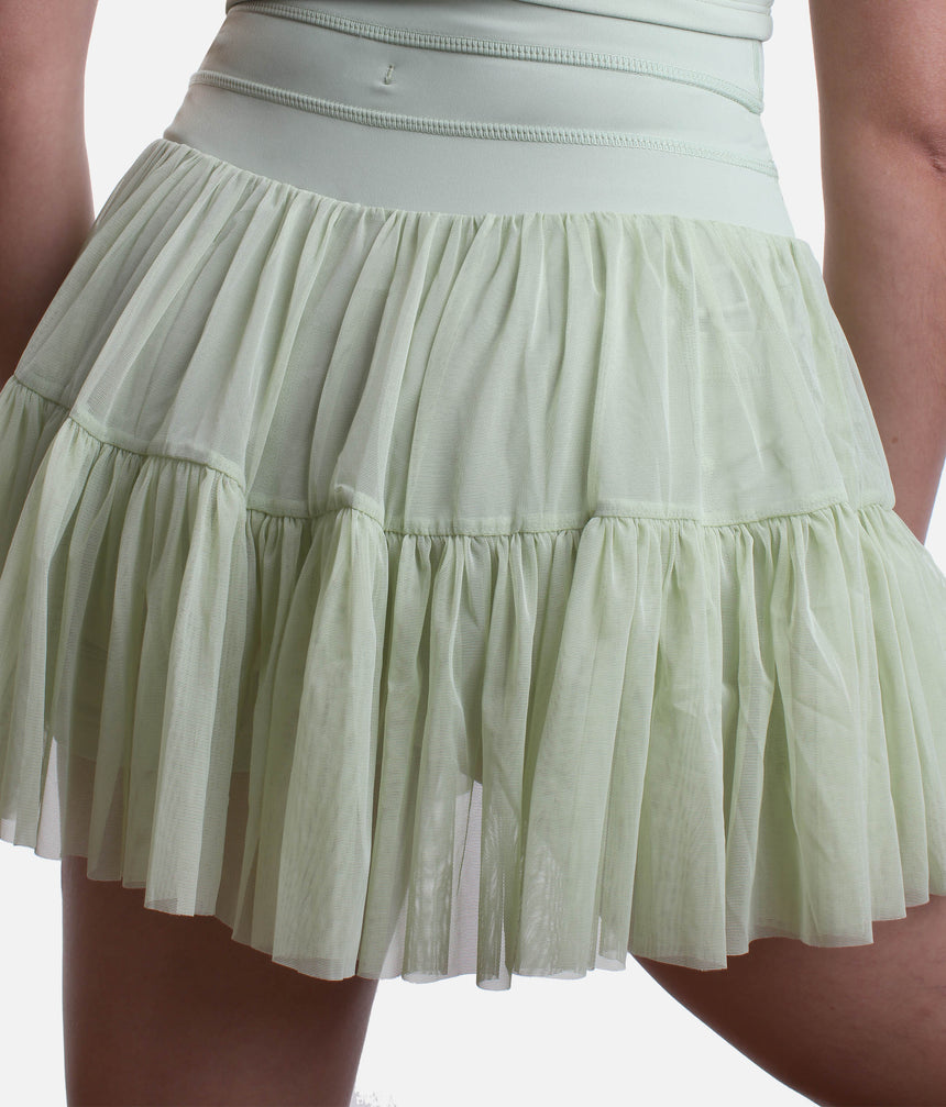 PIROUETTE SKORT in Pistachio – Bold, Breezy & Perfect for Movement