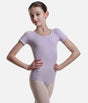 Girls Short Sleeved, Scoop Necked Leotard - PRIM