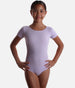 Girls Short Sleeved, Scoop Necked Leotard - PRIM