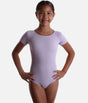 Girls Short Sleeved, Scoop Necked Leotard - PRIM