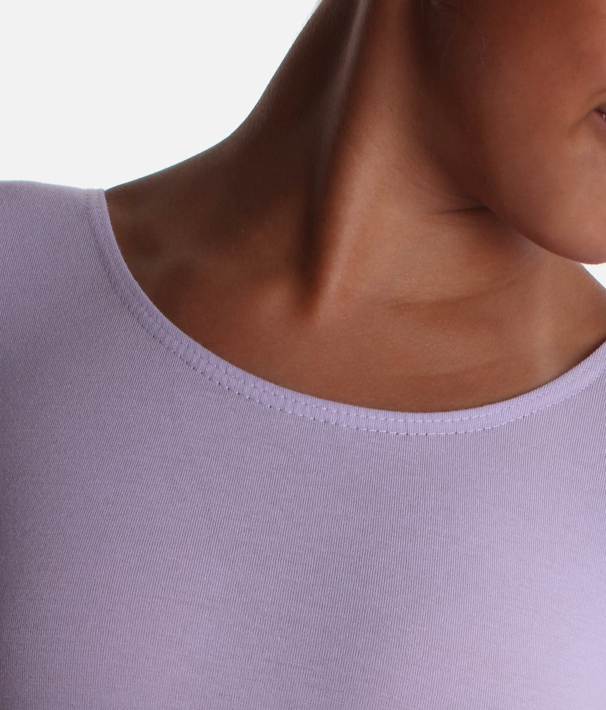 Girls Short Sleeved, Scoop Necked Leotard - PRIM