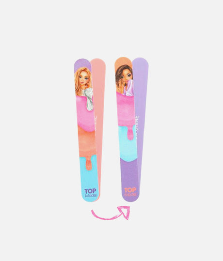TOPModel Nail File Set, Perfect for Dance Bags & On-the-Go Glam - 0012695