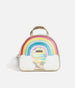 Rainbow Dance Duffel with Sparkle & Fluffy Charm - UNICORN KEEPALL BAG