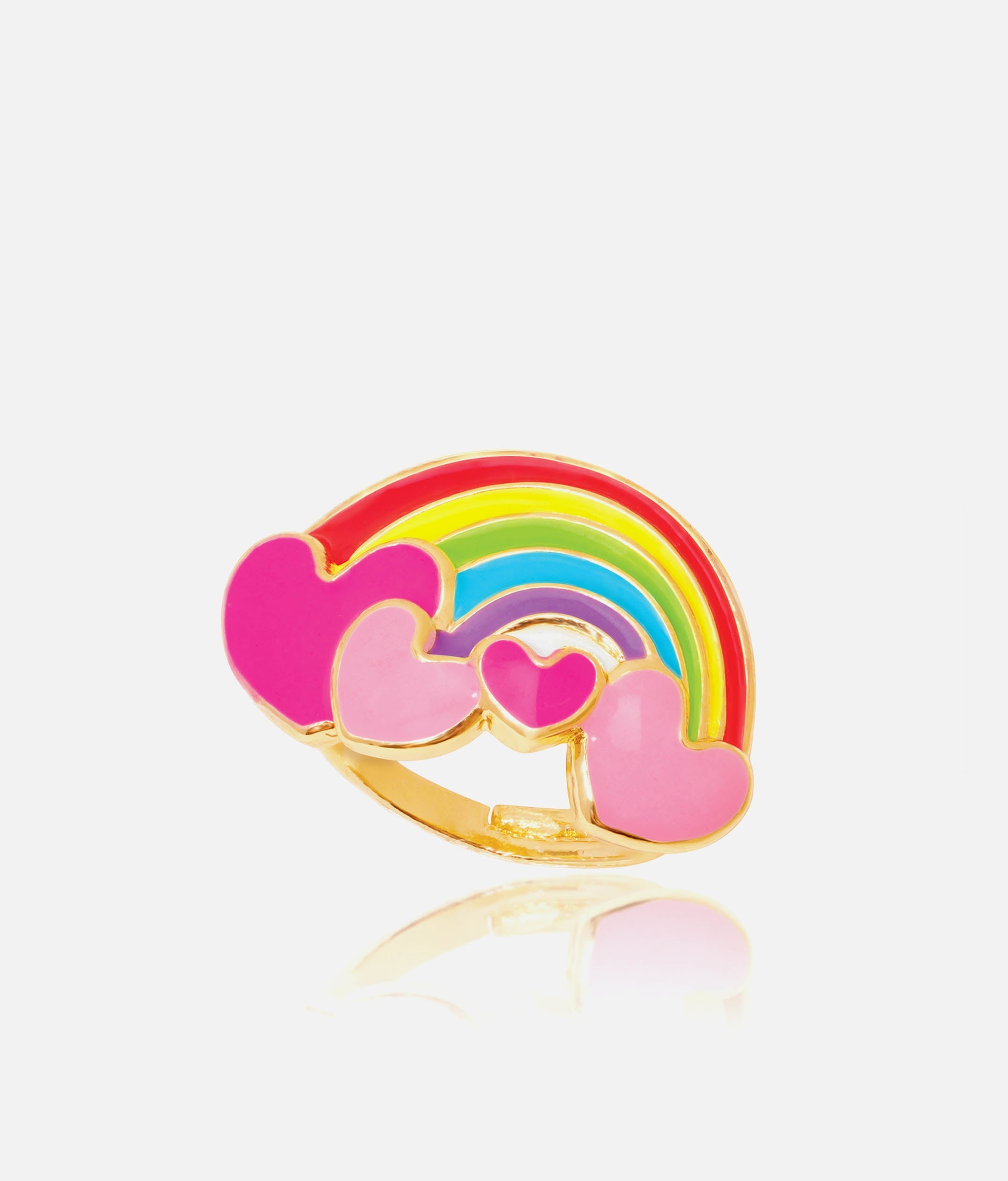 Rainbow Love Ring - J231R