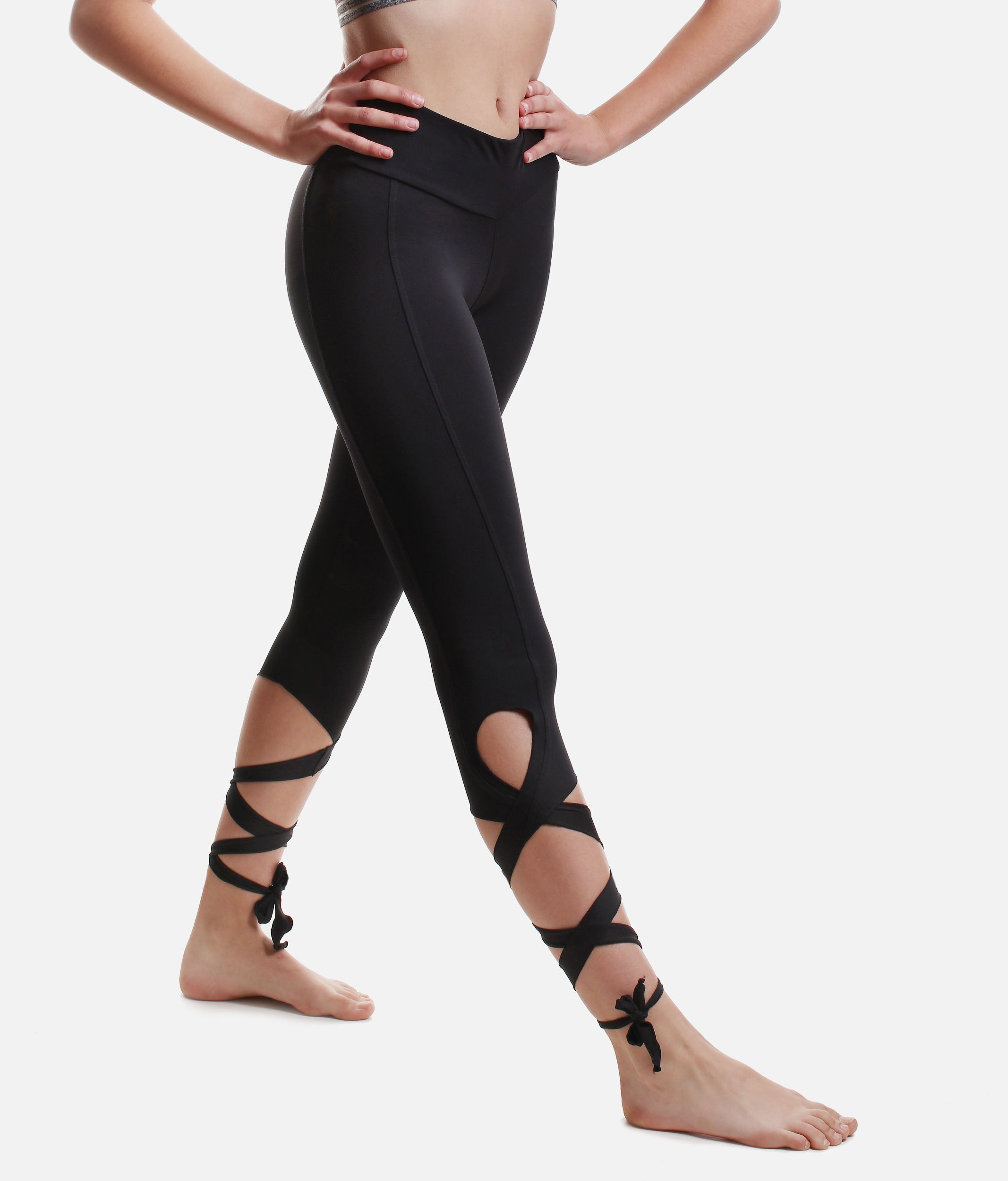 Tie Leg Dance Leggings - RDE 1656