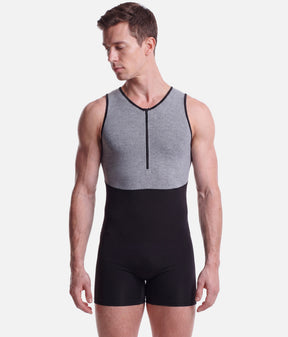 Men's Dance Unitard with Shorts, Professional Dancewear - RDE1900