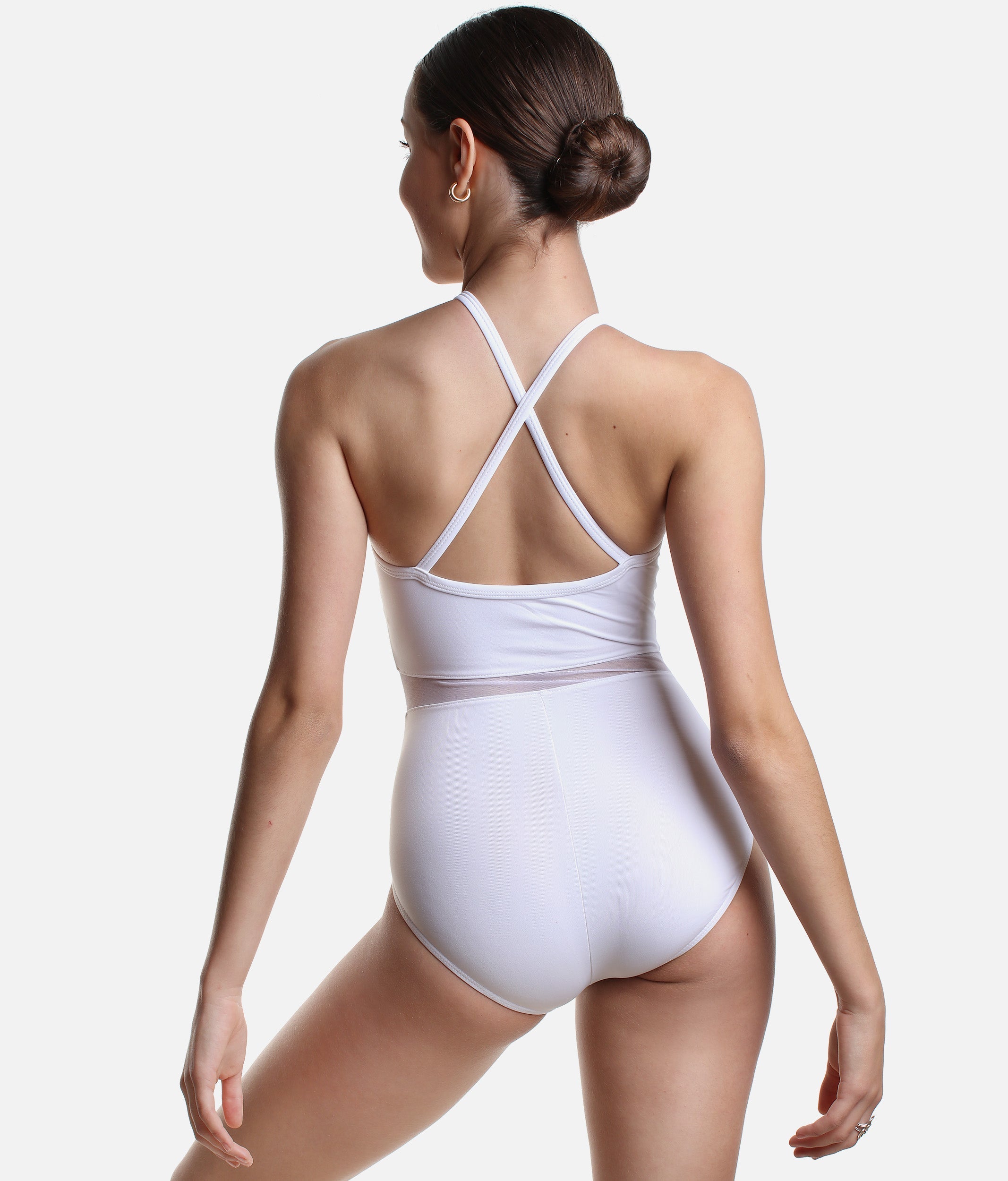 Leotard With Web Mesh Overlay - RDE 1909