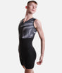 Two-tone Zip-front Unitard - RDE 1933