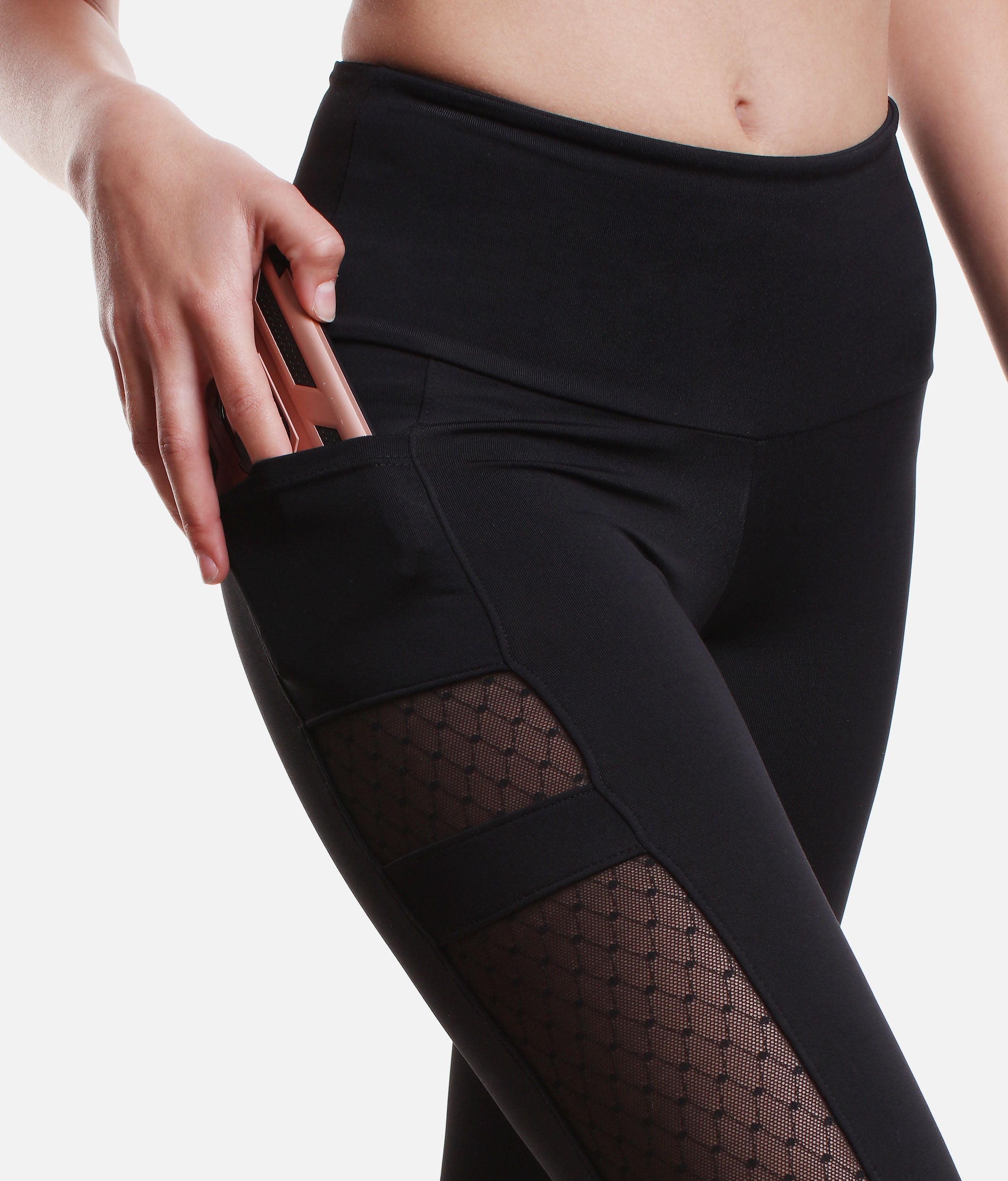 Mesh Inserts Leggings - RDE 1893