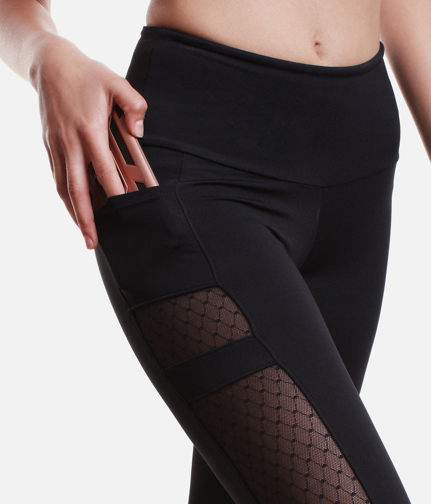 Mesh Inserts Leggings - RDE 1893