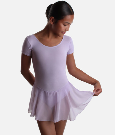 Girls Ballet Skirted Leotard with Cap Sleeves, RAD Exam Approved - REBECCA / FREYA