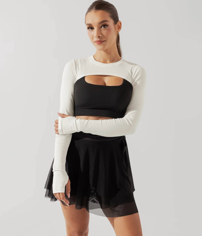 Relevé Shrug in Cream - Stylish, Functional, Timeless